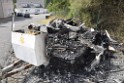Wohnwagen abgebrannt Koeln Porz Langel Jakob Engelstr P23